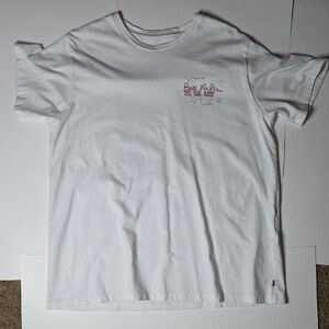 Levi's White Tee with Red Graphic